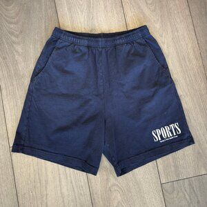 Sporty & Rich Navy Gym Shorts